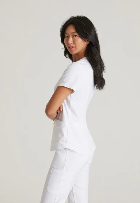 Grey's Anatomy Women's Piped VNeck Top