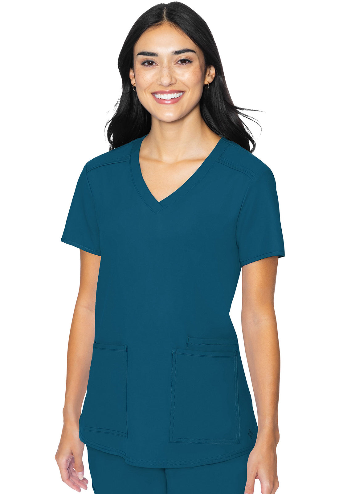 Med Couture Women's 3 Pocket Top