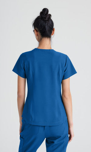 Grey's Anatomy Women's Piped VNeck Top