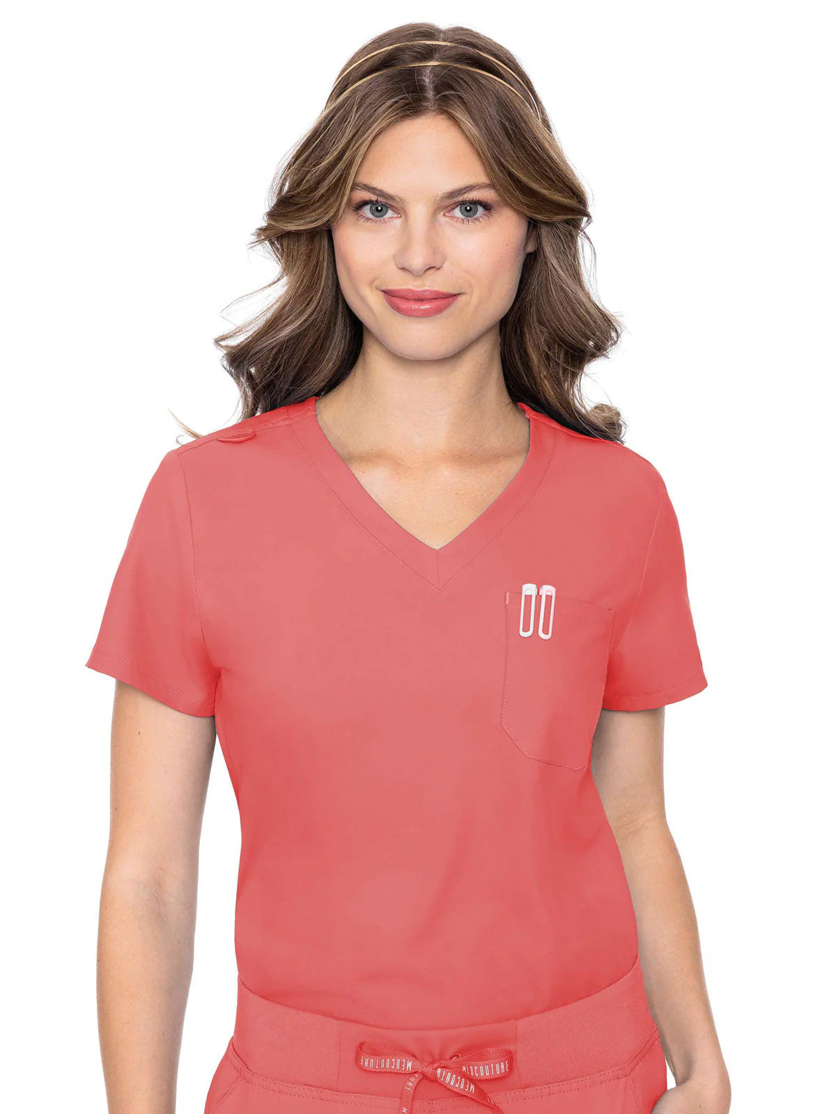 Med Couture One Pocket Tuck-In Top