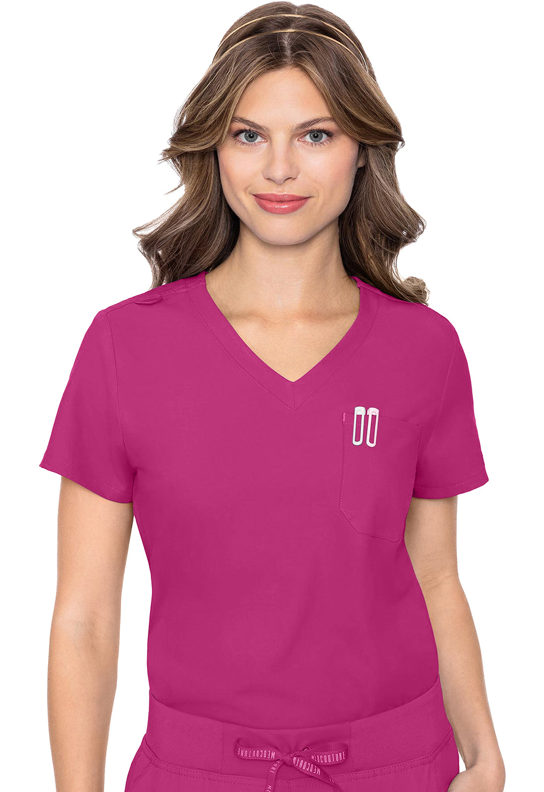 Med Couture One Pocket Tuck-In Top