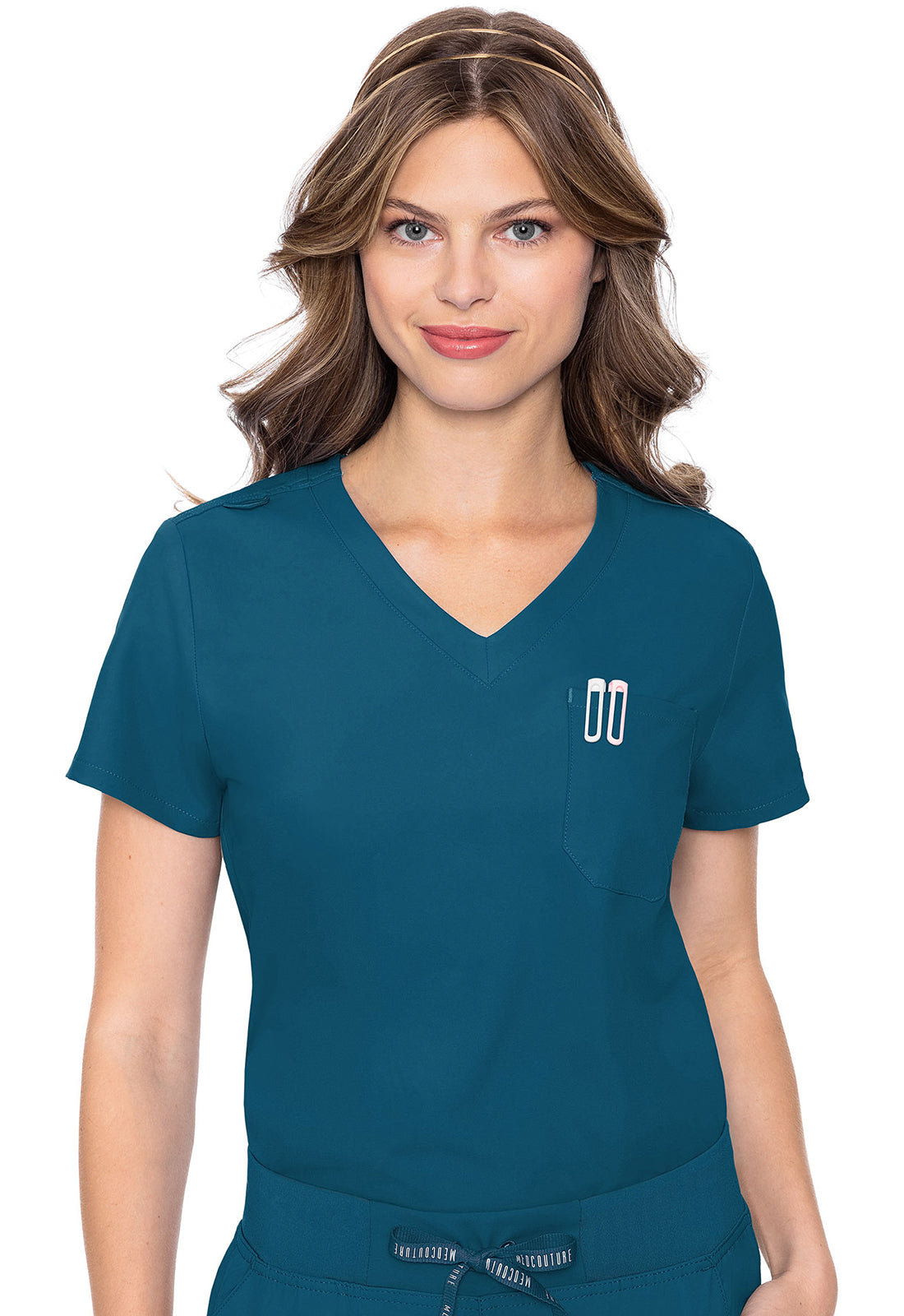 Med Couture One Pocket Tuck-In Top