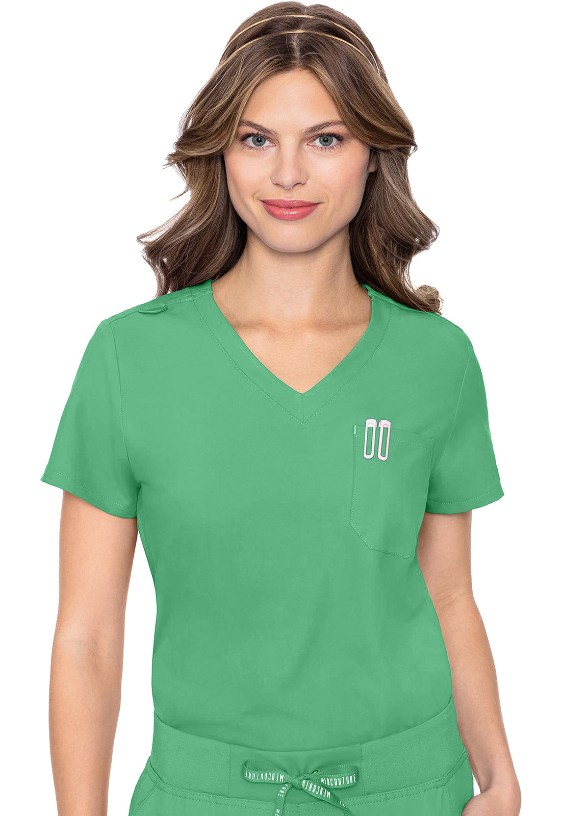 Med Couture One Pocket Tuck-In Top