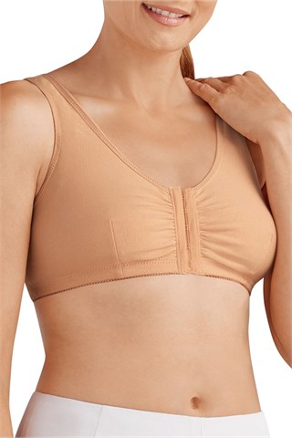 Amoena Frances Wire Free Front Closure Mastectomy Bra