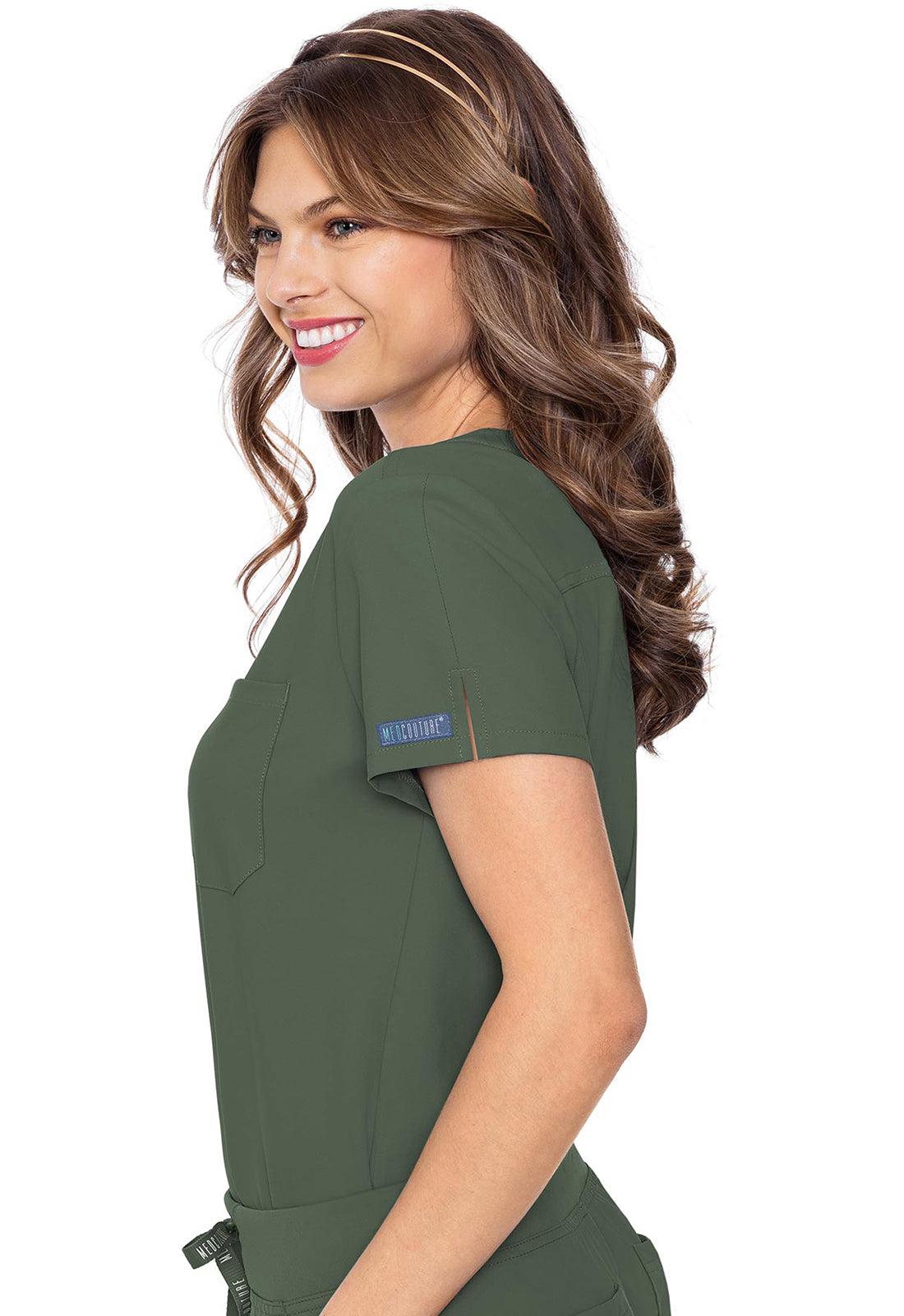 Med Couture One Pocket Tuck-In Top