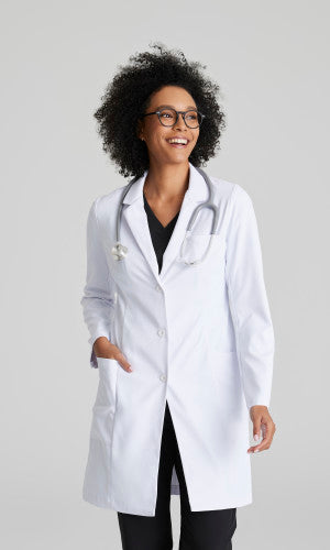 Barco Women's 35" 3 Button Lab Coat