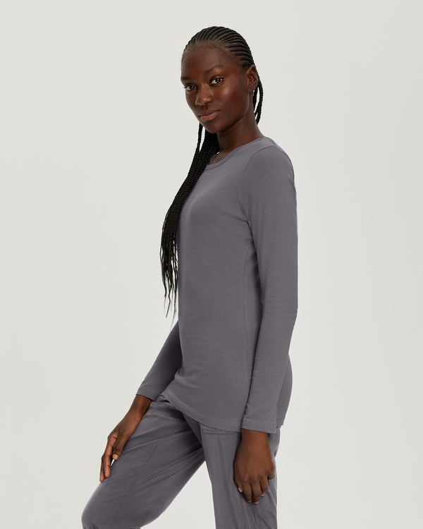 White Cross Long Sleeve Tee