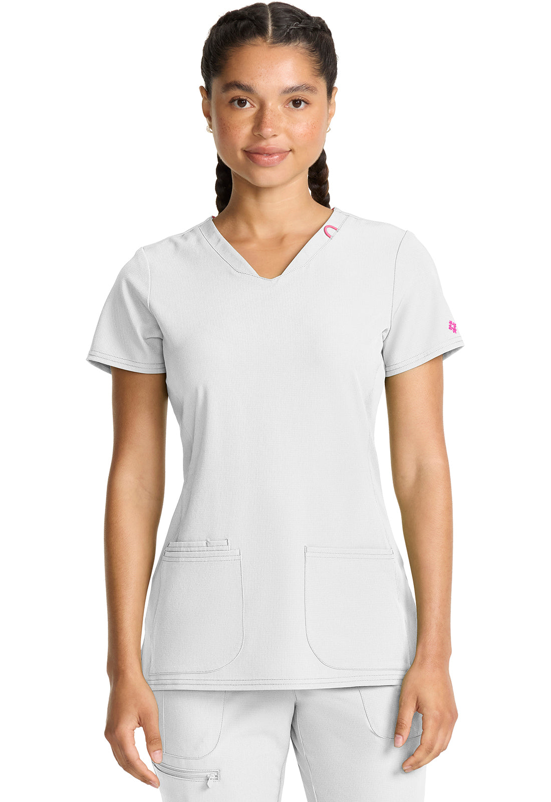 Med Couture Women's V-Neck Top