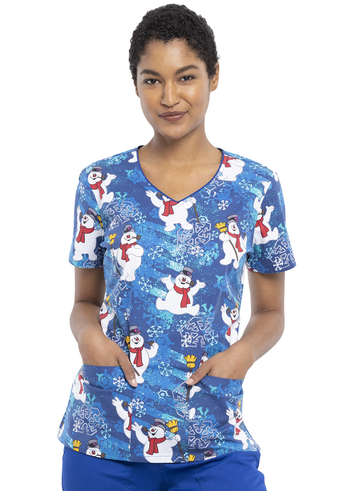 Tooniforms V-Neck Print Top