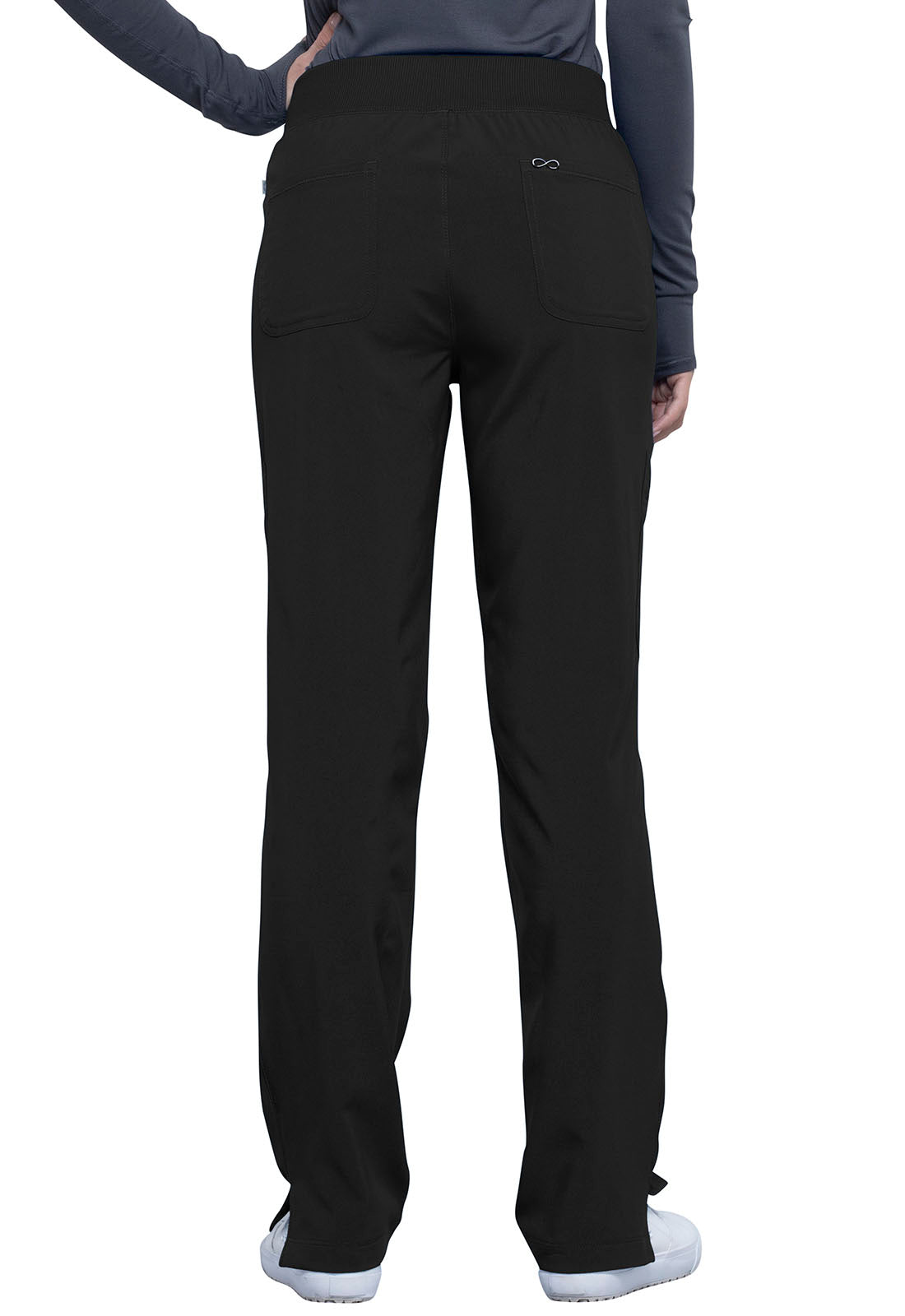 Cherokee Mid Rise Tapered Leg Pull On Pant