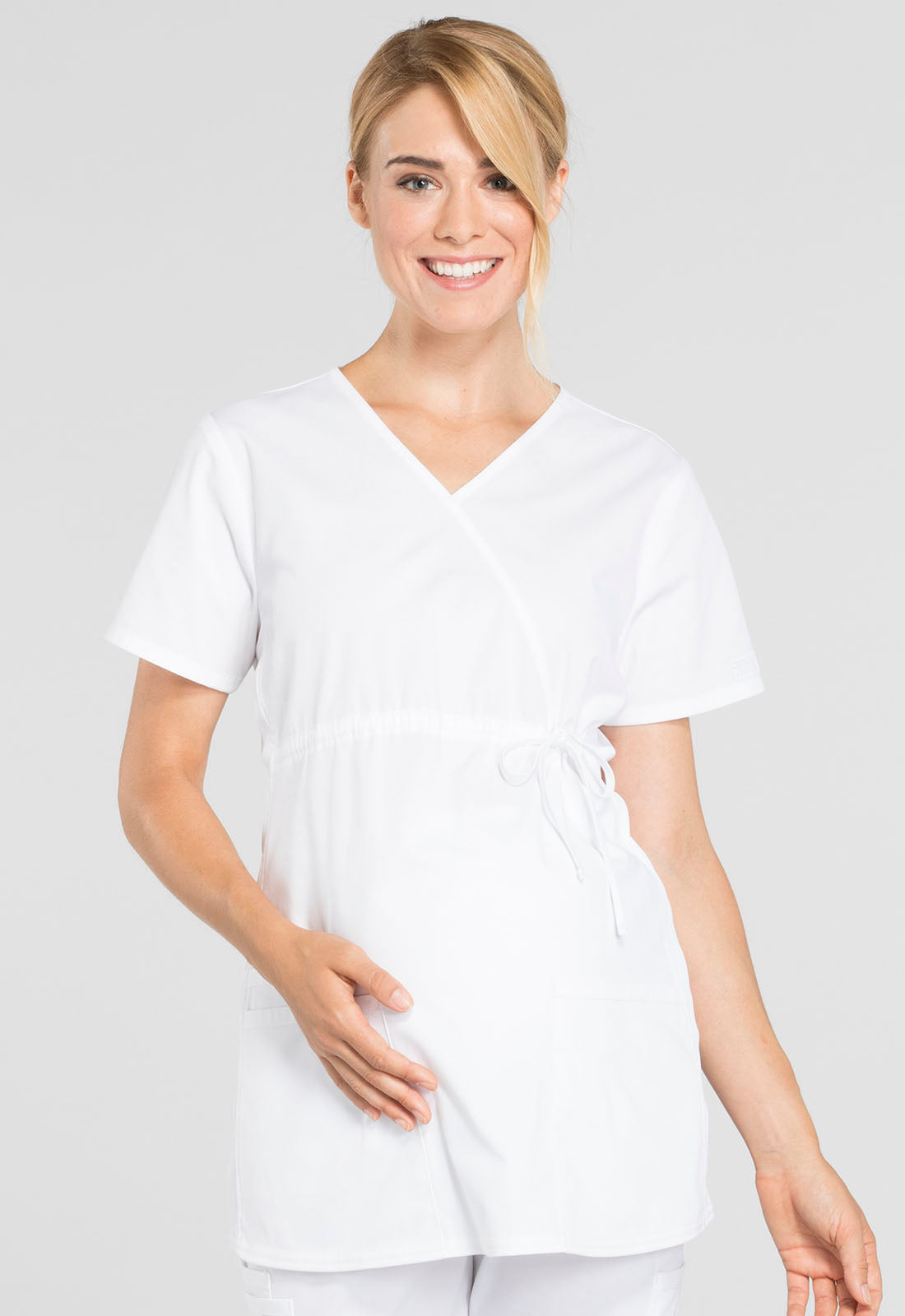 Cherokee Maternity Mock Wrap Top