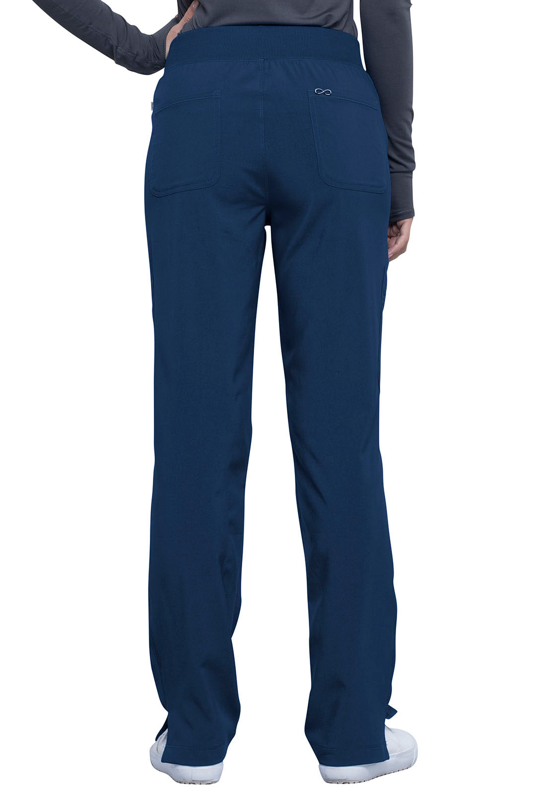 Cherokee Mid Rise Tapered Leg Pull On Pant