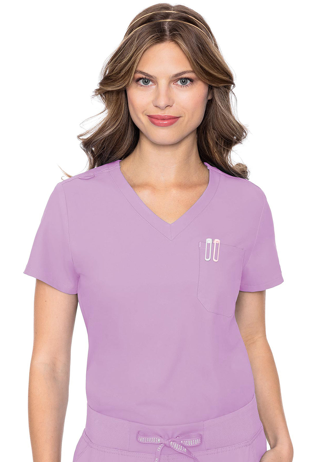 Med Couture One Pocket Tuck-In Top